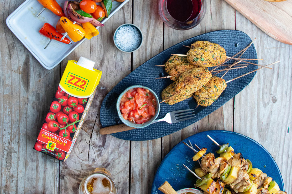 Chickpea Koftas with a Spicy ZZ2 Tomato Salsa